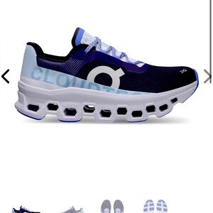 On cloud monster women size 10 used good condition blue acai